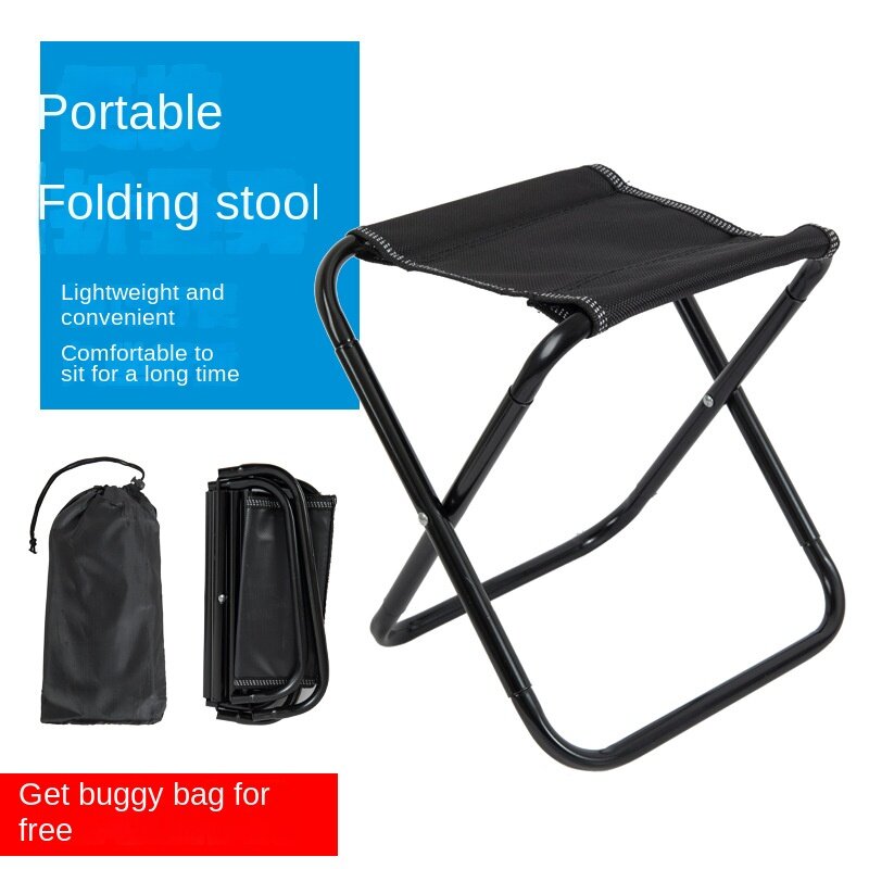 야외 스테인레스 스틸 접이식 의자 낚시 의자 전체 접이식 옥스포드 천 낚시 의자, 휴대용 캠핑 의자