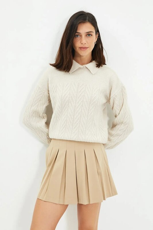 Trendyol-suéter de punto de malla, tejido, TWOAW22KZ1620