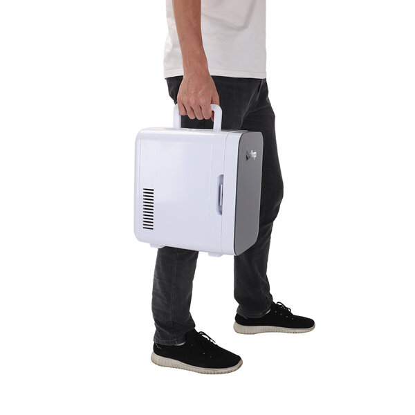 Yinntech Mini frigorifero portatile elettrico più caldo 6 litri/0.21 Cuft / 8 lattine sistema termoelettrico portatile AC/DC