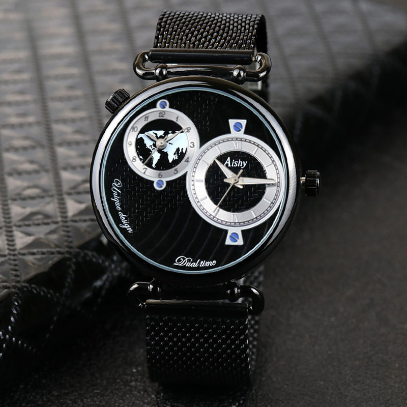 남성용 2023 패션 시계, 최고 럭셔리 브랜드, 스테인레스 스틸 비즈니스 남성 손목 시계, 직송
