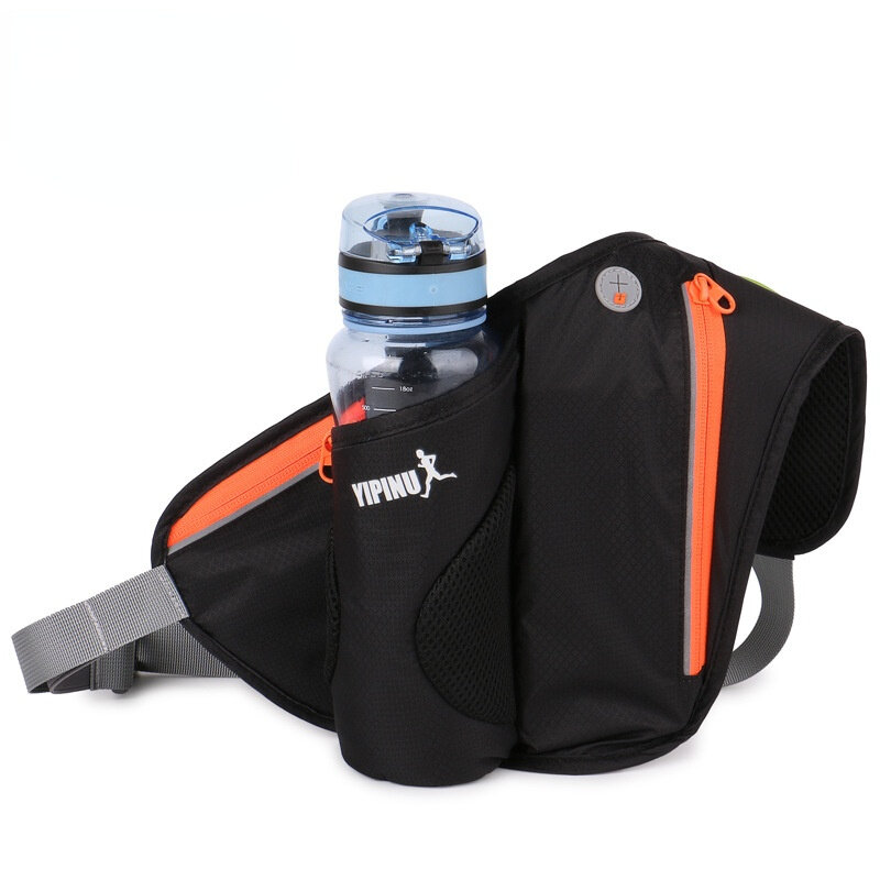 Спортивная поясная сумка для бега, рюкзак-бананка для активного отдыха, велоспорта, походов, водонепроницаемая сумка на пояс для бутылки с в...