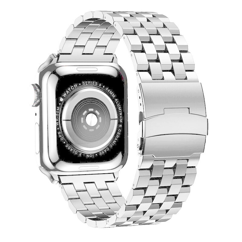 Ремешок для Apple Watch band 4 мм 40 мм 45 мм 41 мм 42 мм 38 мм браслет из нержавеющей стали наручные часы серии beit Iwatch 7 6 5 4 SE аксессуары