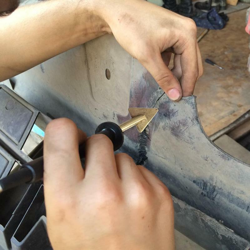Auto Bumper Welding Tip Heat-Resistant Welding Tip Soldering 80W Heavy Duty Iron Tip Replacement Tips For DIY Tools Car