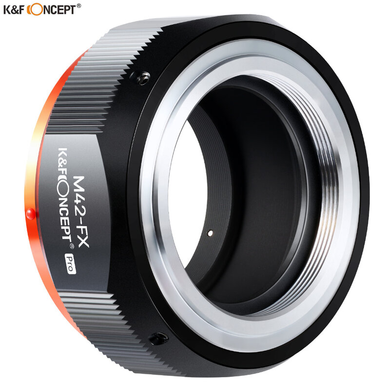 K & F Concept M42 do Fuji X Adapter do mocowania obiektywu do M42 śruba do mocowania obiektywu do aparatów fotograficznych Fujifilm Fuji x-series X FX