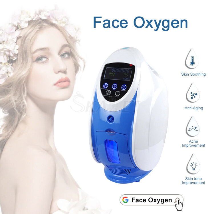 جديد حار الأكسجين قبة العلاج بشرة الوجه العناية العميقة الأكسجين قبة قناع المعدات