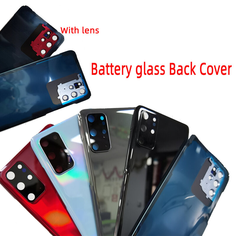 Voor Samsung S20 Plus Batterij Glass Back Cover Rear Deur Case Vervanging Deel Met Frame Lens Voor Galaxy S20 S20 plus S20 Ultra
