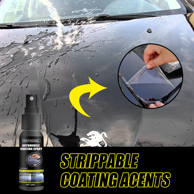 Carro peelable revestimento spray de carro scratch reparação polonês spray fácil de usar proteção da beleza do carro manutenção cerâmica revestimento do carro