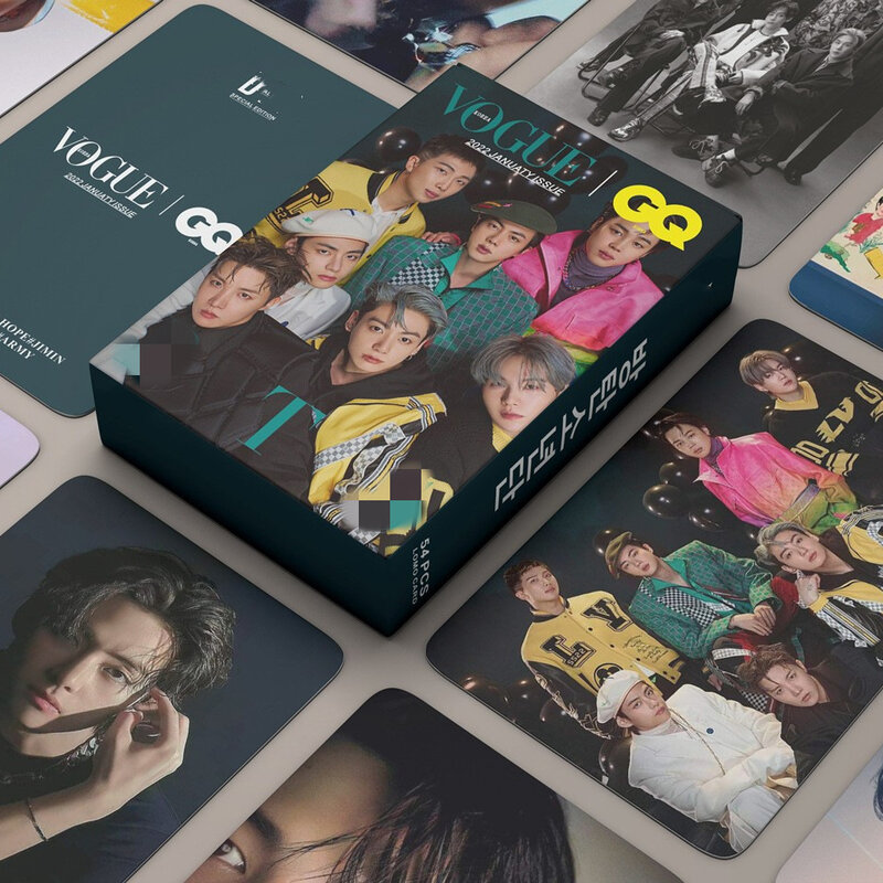 54 шт./компл. Kpop Bangtan Boys фотооткрытки Stray Kids Ateez новый альбом 2022 Lomo открытки для девочек почтовые открытки фотопечать Поклонники подарок