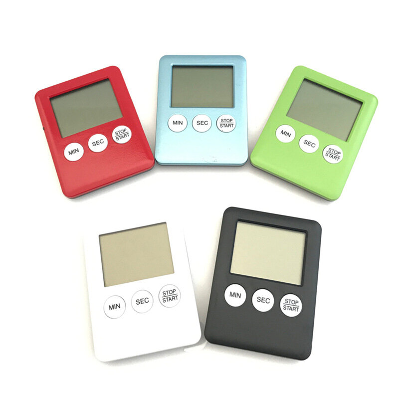Professionelle Handheld LCD Chronograph Mini Digital LCD Küche Timer Countdown Wecker Alarm Magnetische Kochen Timer