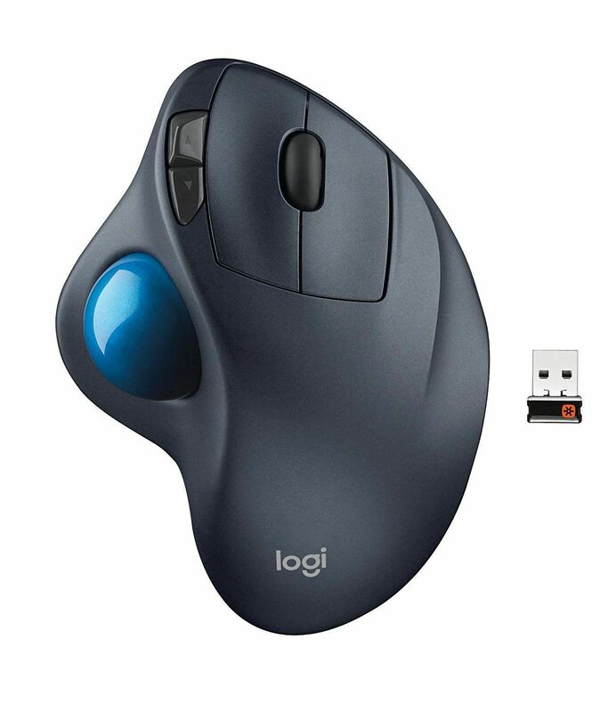Nova logitech sem fio trackball faixa laser sem fio mouse m570 mac/windows