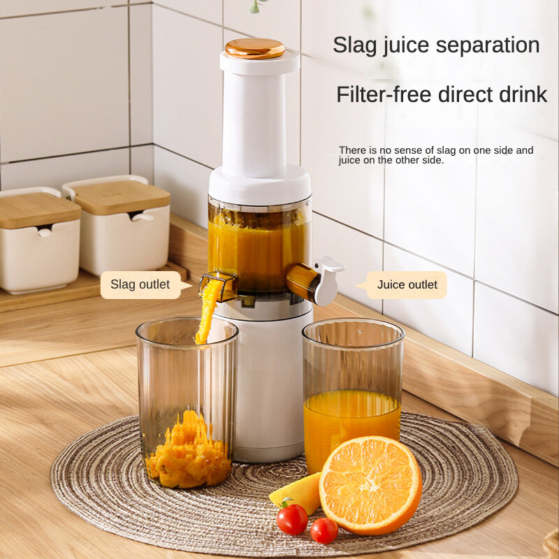 Mini Slow Juicer Screw Cold Press Extractor Patented Filter-Free Electric Fruit Vegetable Juicer Machine Modle-Portabable