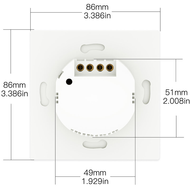 MOES WiFi Smart Wall Light Switch RF433 trasmettitore a pulsante Smart life Tuya App telecomando funziona con Alexa Google Home