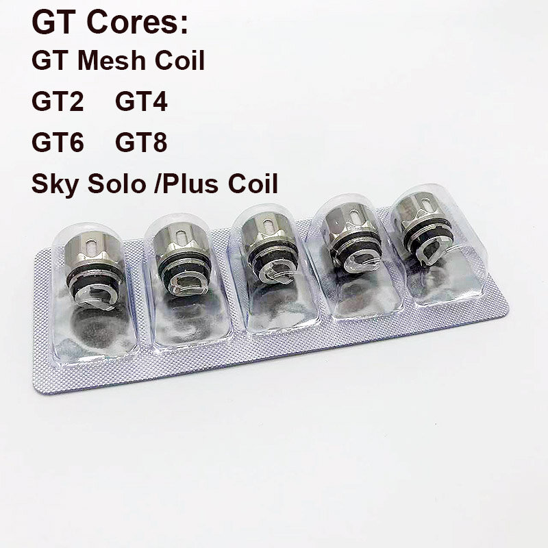 GT Mesh Sky Solo GT2 GT4 GT6 GT8 GT Mesh Coil for Vaporesso Sky Solo Plus GEN S NRG SE SKRR-S Replacement Coil Head 5PCS
