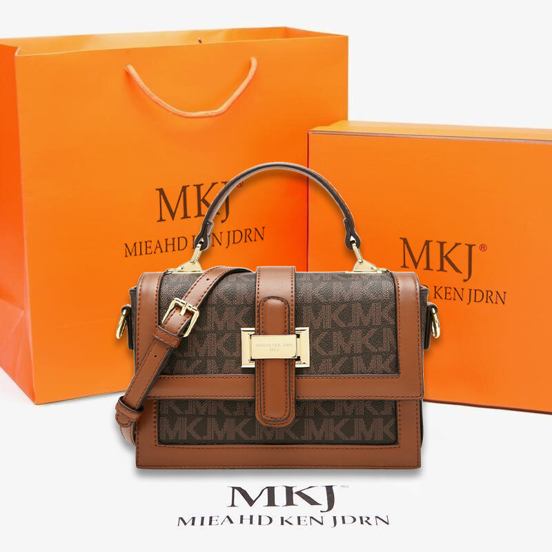 MKJ borse con patta in vera pelle per donna 2022 borsa a tracolla da donna d'affari borsa a tracolla moda regalo quotidiano