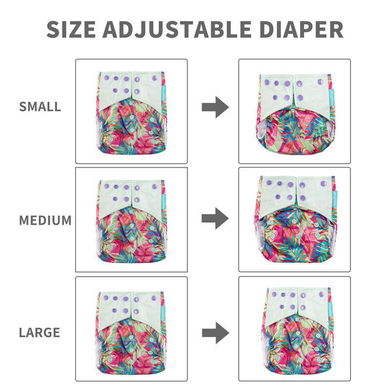 ¡Auténtico! Happy Flute OS-pañal de tela de ante para bebé, con dos bolsillos y pantalones de entrenamiento para orinal, doble presión