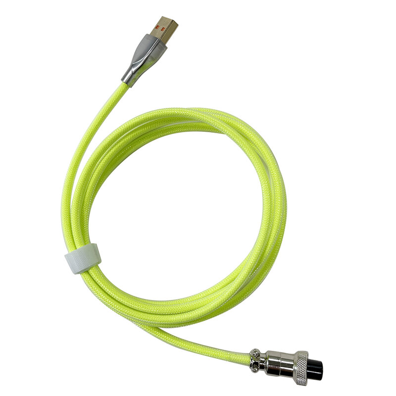Oryginalny typ C kabel USB klawiatura mechaniczna spiralna niestandardowa gra zwinięta Aviator kabel danych zatyczka powietrzna złącze gorąca sprzedaż