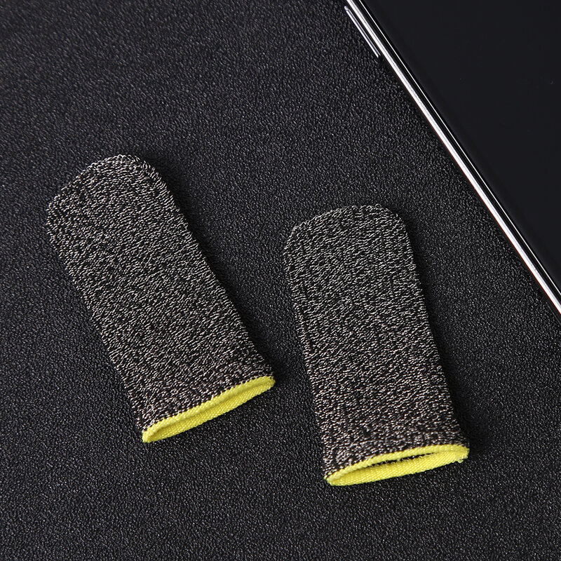 Controlador de jogo luvas sweatproof auxiliar artefato anti-skid manga capa respirável suor toque dedo polegar luvas