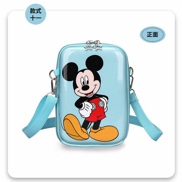 Disney Mickey Mouse Donald Duck vertical version horizontal version fashionable small square bag change mobile phone bag