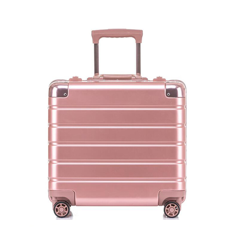 TRAVEL TALE 18" Inch Aluminium Frame Cabin Laptop Travel Suitcase Small Business Hand Luggage On Wheel