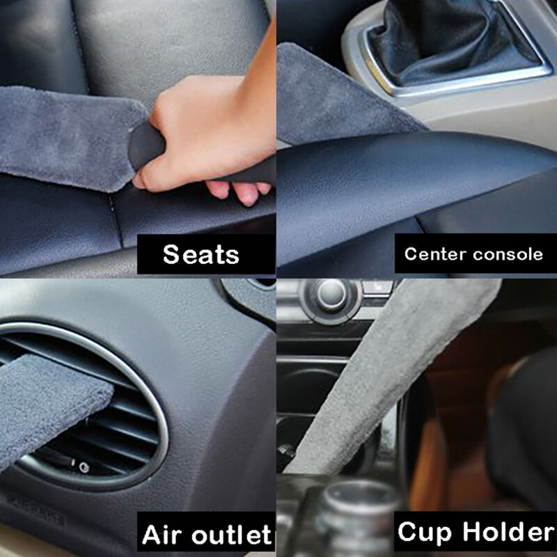 Bendable Long Handle Car Dust Cleaning Brush Auto Air-Conditioner Outlet Cleaning Tool Multi-purpose Dust Brush Car Accessories