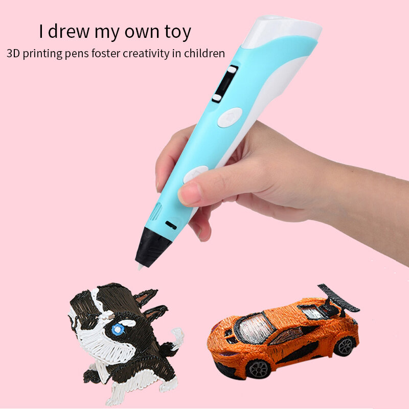 Kids 3D Printing Pen Drawing Pen With LCD DIY Drawing Printing PencilFor Pal For Kids/Adults Creative Design Drawing Kids Gifts