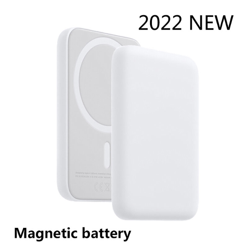 1:1 10000mAh for Magsafe Powerbank Magnetic Wireless Power Bank Battery Pack for Iphone 13 12Pro Max Mini External Charger