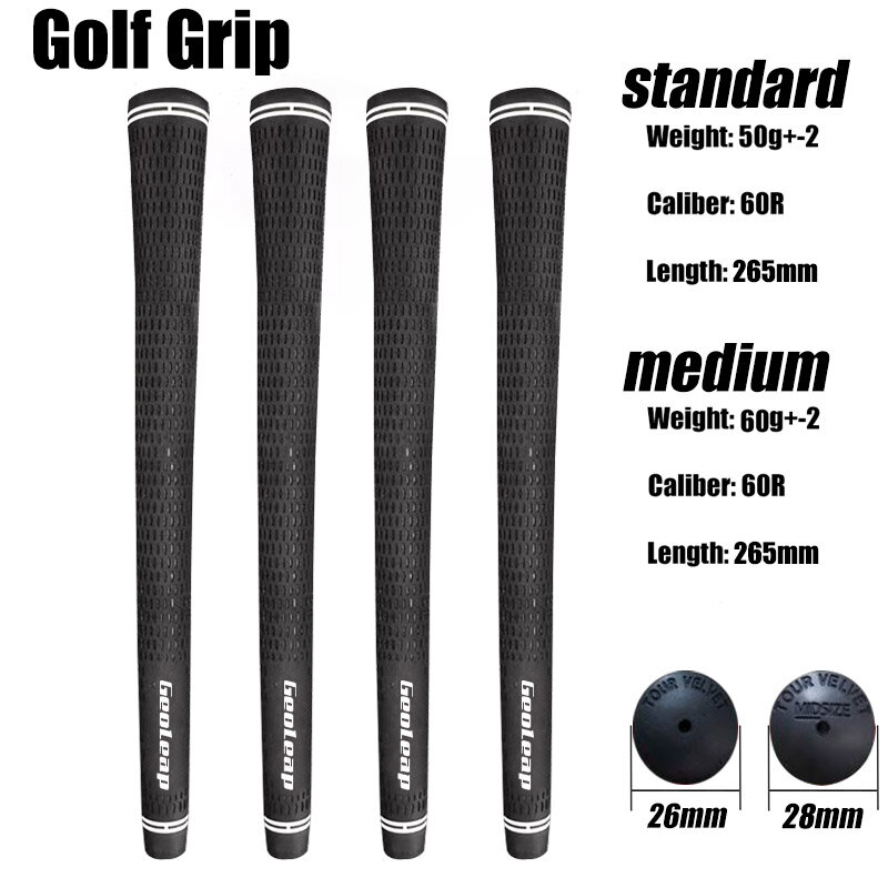 New Golf Grip  Tour Velvet Rubber Men's And Women's Standard Medium Jumbo Irons/Fairway Woods Universal Free GolfStraps 10/20Pcs