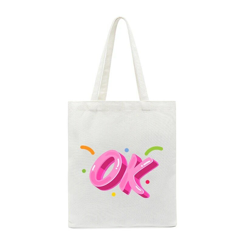 Высококачественная Экологически чистая сумка для хранения через плечо, Повседневная модная сумка для покупок в супермаркете, креативная н...