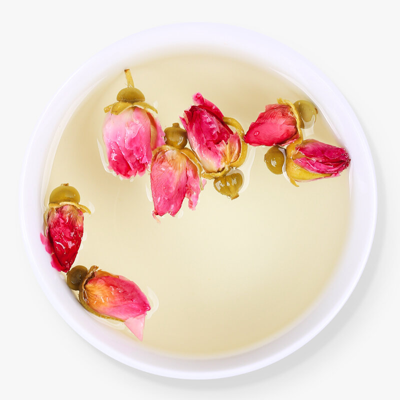Цветочный чай, роза, чай Pingyin, роза, бутон, цветочный бутон, сухозаваренный чай, красивый чай 100 г