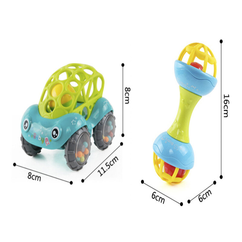 Mainan Bayi 0 12 Bulan Mainan Kerincingan Sensorik Peging Aktivitas Bayi Mainan Pengembangan Bayi Mainan Bola Bayi Tumbuh Gigi Silikon untuk Bayi