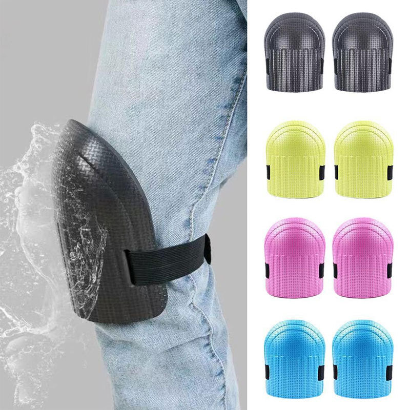 Rodilleras de espuma suave para protección de rodilla, autoprotección de seguridad para limpieza de jardinería, rodillera deportiva protectora, 1 par