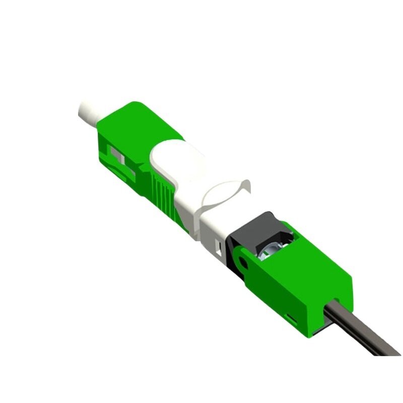 Conector rápido de fibra óptica FTTH SM, dispositivo de 50, 100 unids/lote FTTH ESC250D SC APC y SC UPC de modo único