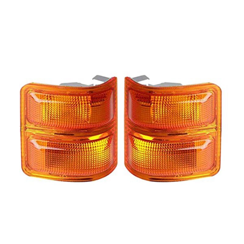 PAIR Tow Mirror Turn Signal Light Lens Amber Rearveiw Mirror Light for 2008-2017 Ford Truck Super Duty Left & Right