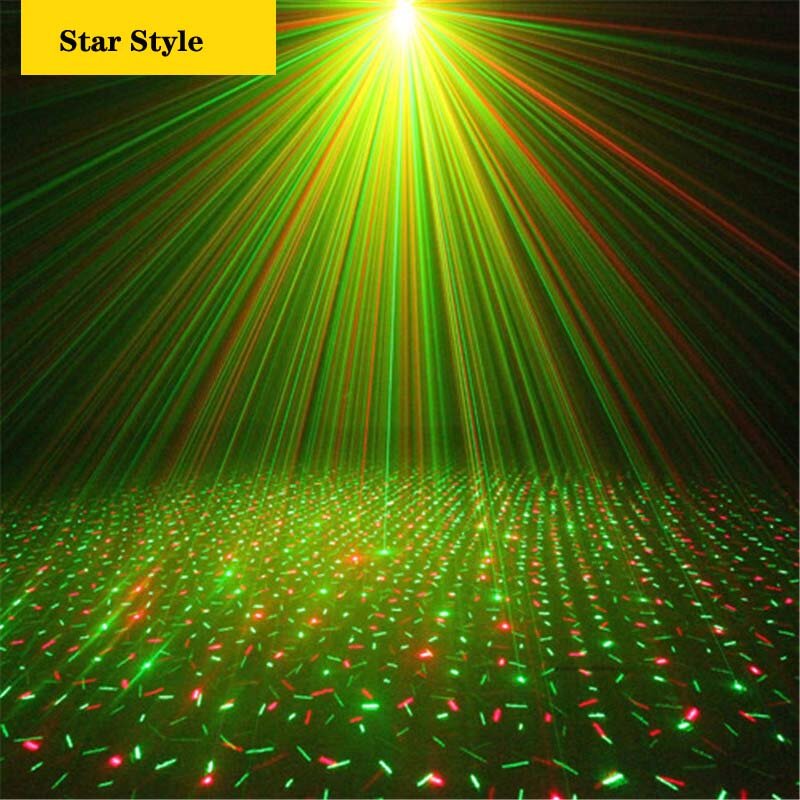Mini projecteur Laser Meteor ciel étoilé, lumières stroboscopiques rotatives, motifs d'amour de noël, vacances Disco maison DJ fête spectacle scène