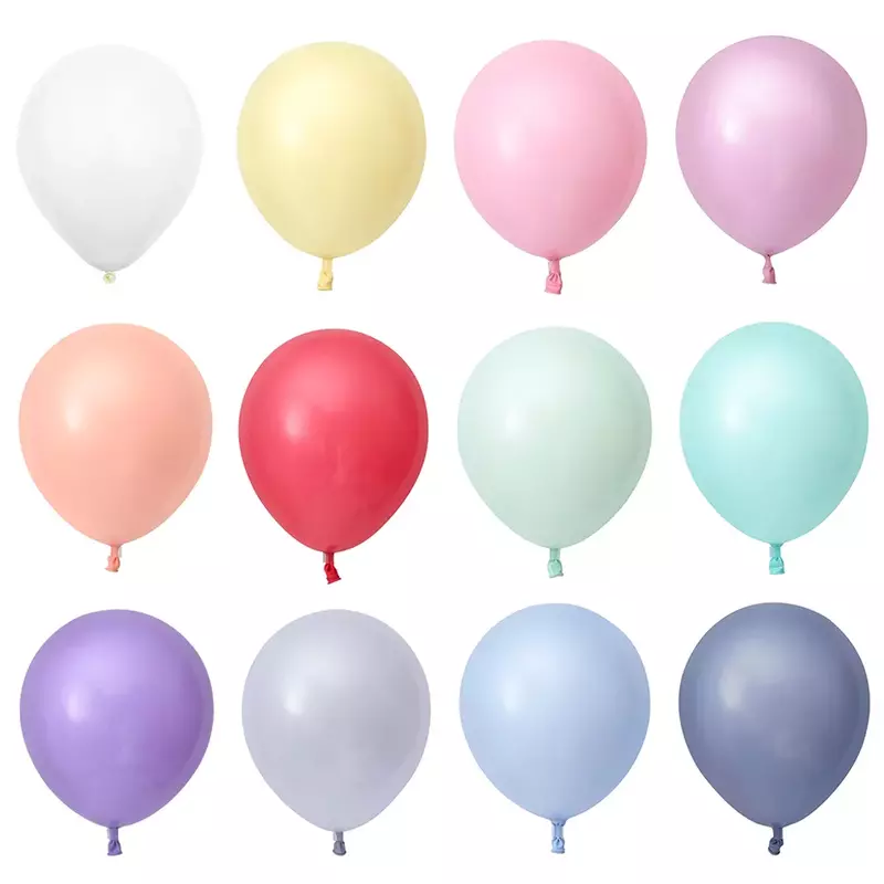 10/20/30 sztuk 5/10/12 cal Macaron lateksowe balony pastelowe cukierki balon ślub dekoracje na przyjęcie urodzinowe wystrój Baby Shower powietrza Globos