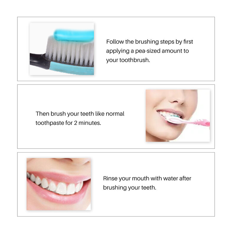 Lanthome HA5 pasta gigi pemutih, pasta gigi pembersihan dalam 30ml penghilang plak pencerah mulut mengurangi noda