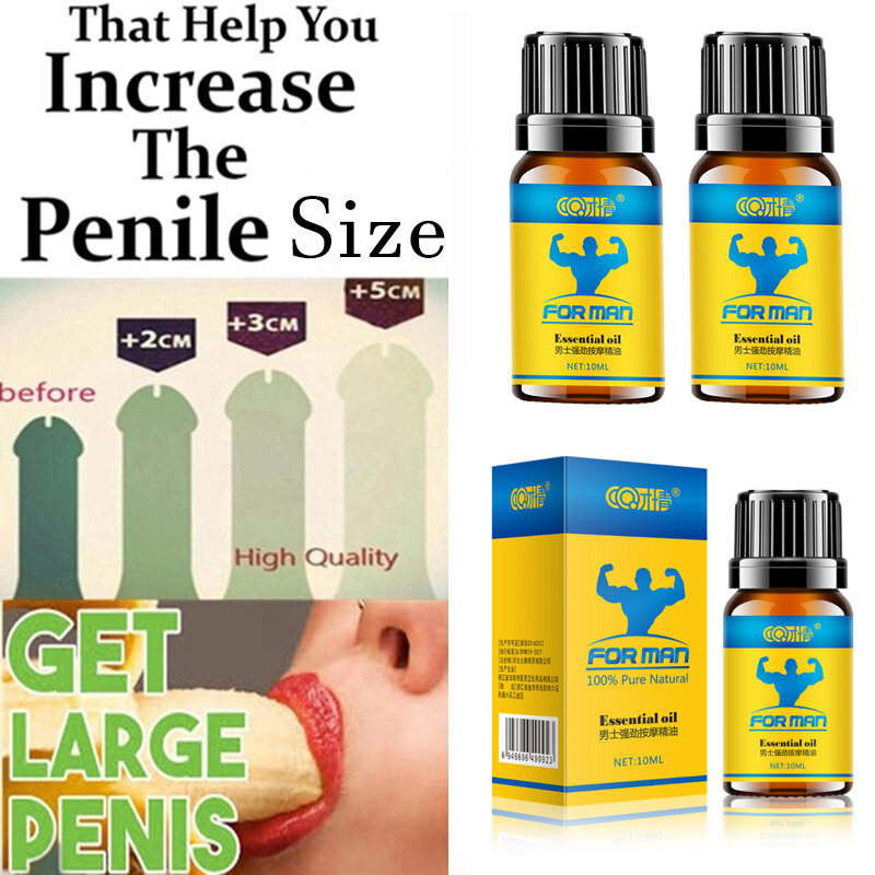 Crema per l'ingrandimento del pene africano per l'uomo Big Dick Sex Help potenza maschile Pennis aumenta l'olio di crescita per gli uomini olio lubrificante giocattoli del sesso