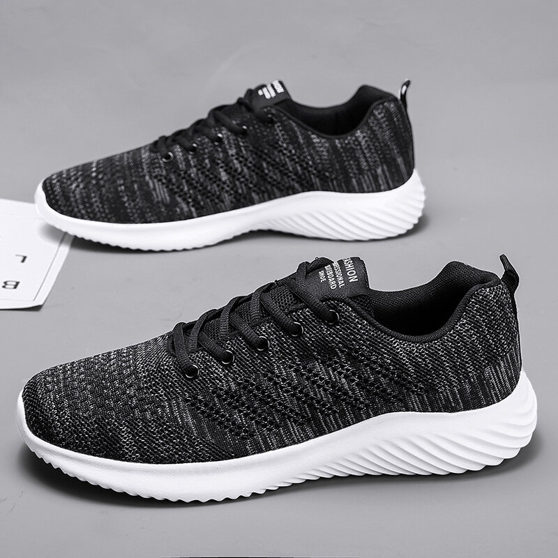 Sport Shoes Men Lightweight Running Sneakers Walking Casual Breathable Shoes Non-slip Comfortable Size 38-44
