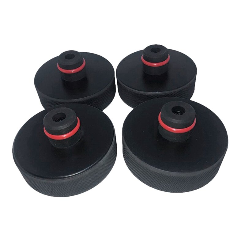 4Pcs Rubber Lifting Jack Pad Adapter Tool Chassis Case for Tesla Model 3 Model S Model X Jack Lift Point Support Car Accessories