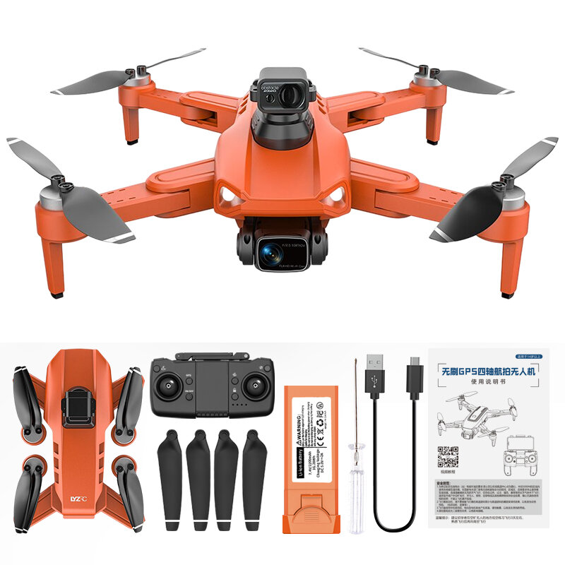 2022 zangão 4k profesional l900 pro se & max zangão 5g gps hd câmera obstáculo aoidance dron motor sem escova quadcopter