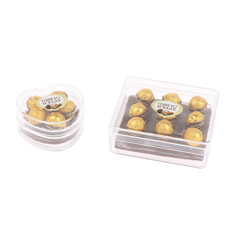 1 Set 1/6 Poppenhuis Miniatuur Mini Chocolade Model Play Keuken Eten Speelgoed Voor Huis Pop Accessoires