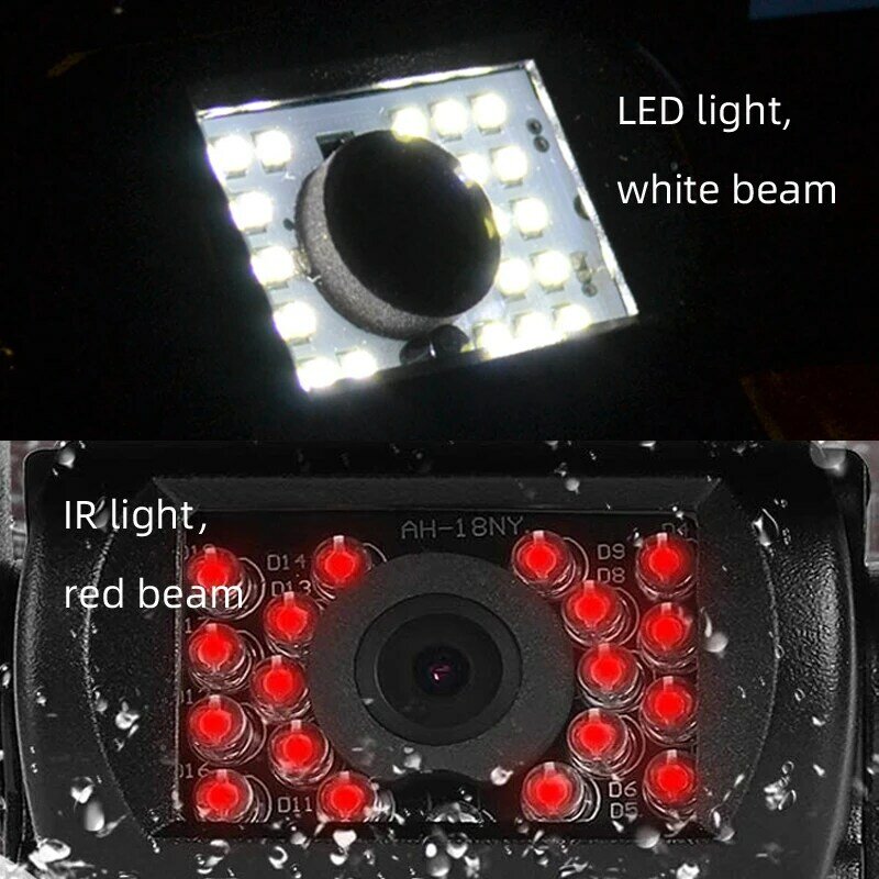 Panneau lumineux LED IR 12V pour voiture, caméra de recul pour camion et Bus, Vision nocturne