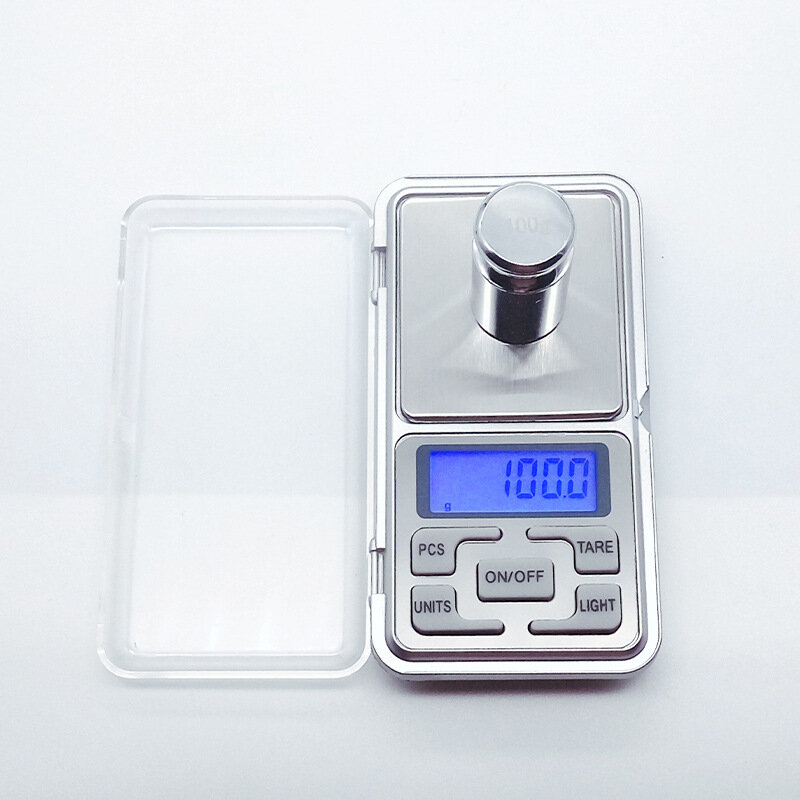 Mini báscula Digital de bolsillo para joyería de plata de ley, 200g/300g/500g x 0,01g, nueva