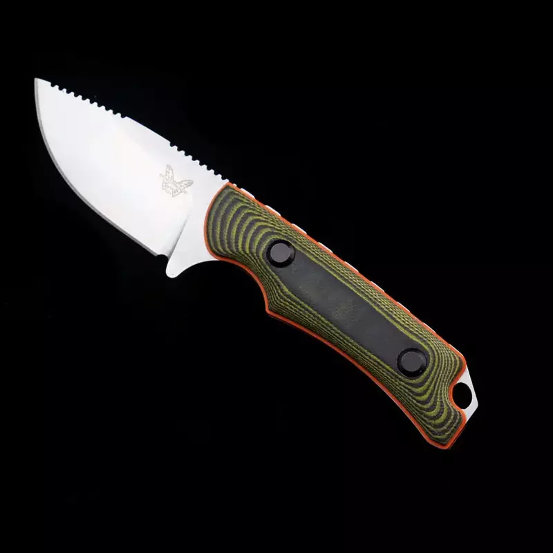 Двухцветный Настольный нож G10 с фиксированным лезвием 15017, тактические прямые ножи для выживания и охоты