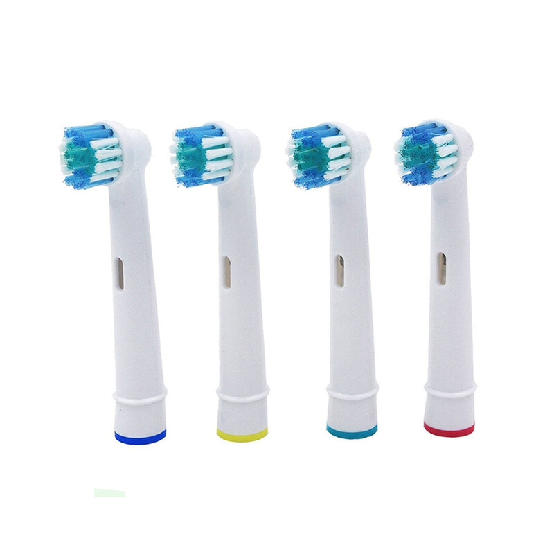 4Pcs เปลี่ยนหัวแปรงสำหรับแปรงสีฟันไฟฟ้า Oral B หัว Sensitive หัวฉีดทำความสะอาดฟันขนแปรง SB-17A D25 D30 D32 4739