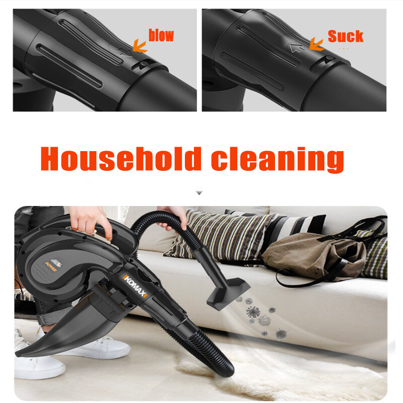220V Powerful Blower Cleaner 2 In 1 High Power Electric Wire Suction Blow Household Blower PC Dust Cleaner Collector Power Tools