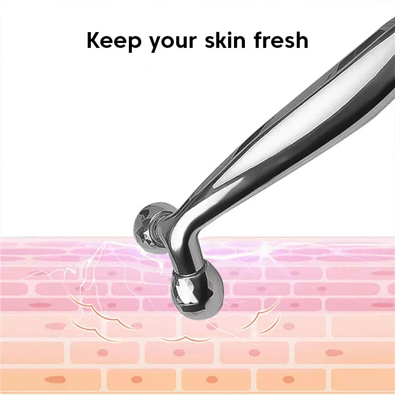 Face-lifting Instrument 3D Manual Roller Face Lifting Shape V-shaped Face 2 Rounds Shaping Body Face Massage Beauty Tool