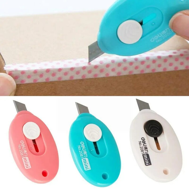 1pc Cute Letter Opener Color Mini Portable Utility Knife Paper Blade Cutting Office Paper Stationery P4z7