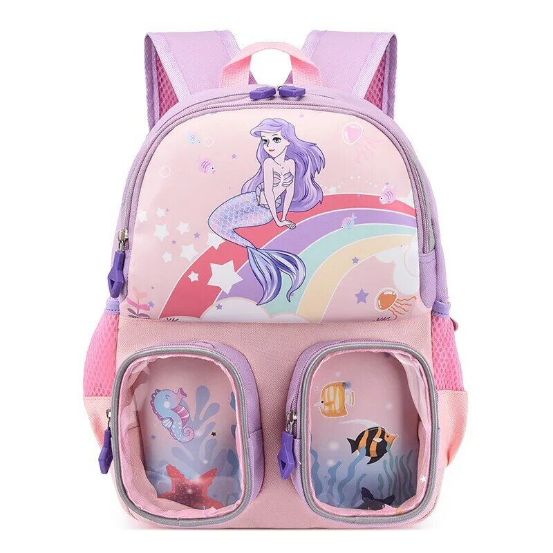 2022 패션 만화 소녀 책가방, 아기 장난감 책가방, 학생 배낭, 유치원 배낭, 귀여운 어린이 학교 가방