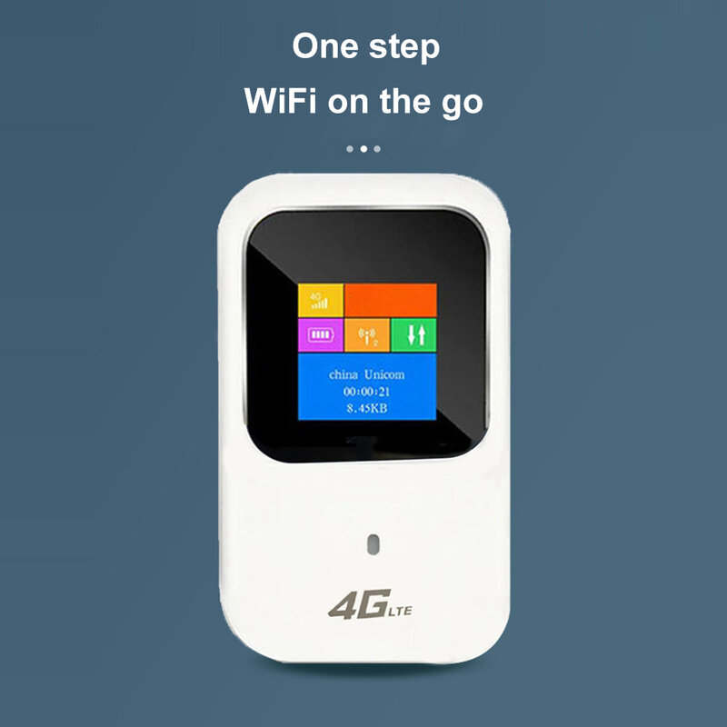 Enrutador inalámbrico 5G 4G 2,4 GHz LTE, adaptador WiFi inalámbrico, ranura para tarjeta SIM, módem portátil de 3 canales para 10 dispositivos WiFi